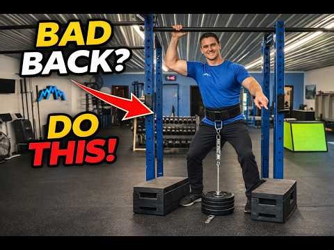 Bad Back? Do THIS Instead of Squats (Simple Belt Squat Setup)