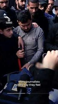 Al Jazeera’s Mohammed Wishah, killed by Israeli strike, laid to rest | AJ #shorts