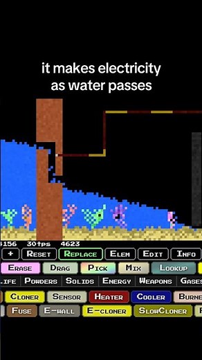 how to make a Dam in #Sandboxels