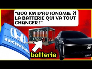 Honda frappe fort : la batterie électrique révolutionnaire qui va tout changer !