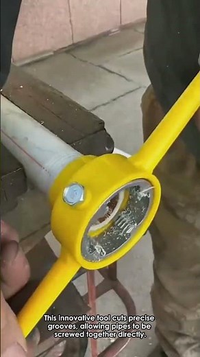 Effortless Plastic Pipe Connections with a Threading Tool