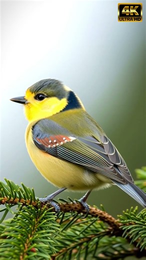 This Radiant Bird Sings | Misty Hillside Recording | Cinematic 4K Birdsongs