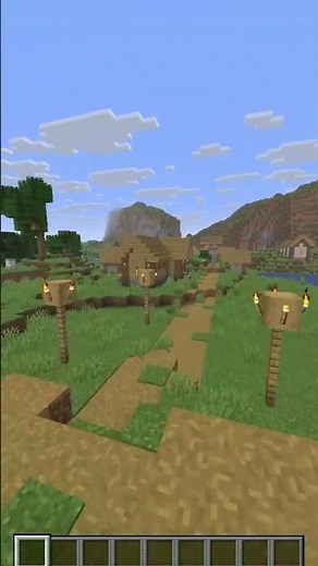 HOW TO FIND A VILLAGE! #minecraft #minecraftmemes #shorts #viral #tutorial