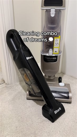 Shorten your vacuuming time with the Shark freestyle max and the Shark handheld pet vac . #shark #sharkvacuum #cleaning #tiktokmademebuyit