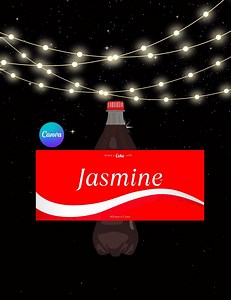 Custom Bottle Label | Personalized Cola Label, Customized Bottle Label, Fun Party Gift, Unique Custom Label, Coke Label DIGITAL DOWNLOAD - Etsy