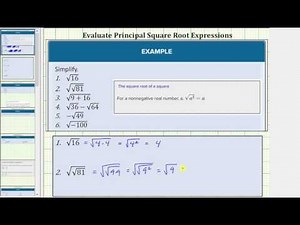 Simplify a Variety of Square Expressions (Simplify Perfectly)