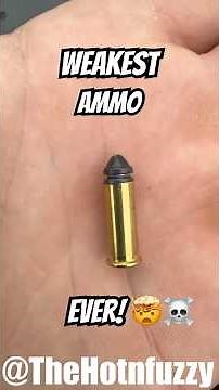 Can the WEAKEST Ammo KILL YOU? ☠️🤯 #gunreviews #shorts #shortsfeed