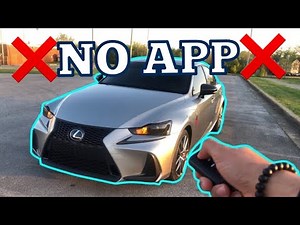 How To Remote Start Your Lexus WITHOUT The App!!