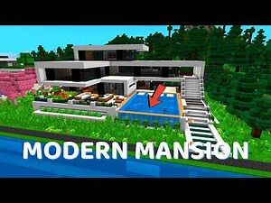 Minecraft: How to Build a Luxury Modern Mansion (Easy Build Tutorial)