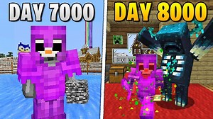 I Survived 8,000 Days in HARDCORE Minecraft…