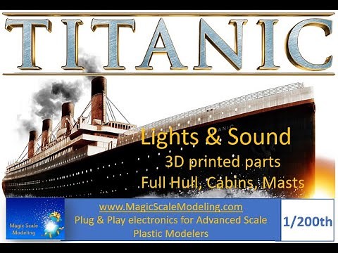 Magic Scale Modeling - Plug and Play Electronic for Trumpeter 1/200 Titanic