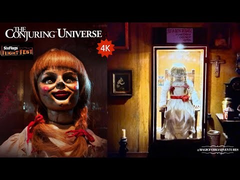 👻 [4k] The Conjuring Universe Full Maze Walkthrough at Six Flags Magic Mountain Fright Fest🪦