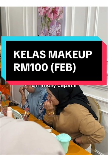 Tour Make Up Class Nak belajar makeup cantik & kemas walaupun zero skill? Slot terhad — DM now to book!💄 #kelasmakeup #makeuplesson #makeupclassmalaysia #makeupbeginner #belajarmakeup