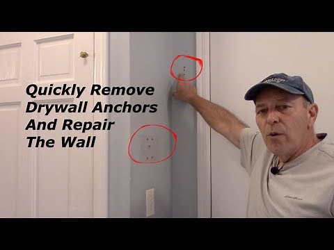 How To Remove Drywall Anchors And Repair The Drywall