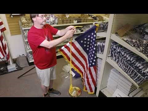 Flag Presentation Set Assembly