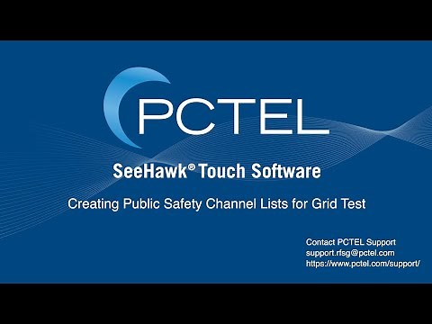 SeeHawk® Touch - Creating Public Safety Channel Lists