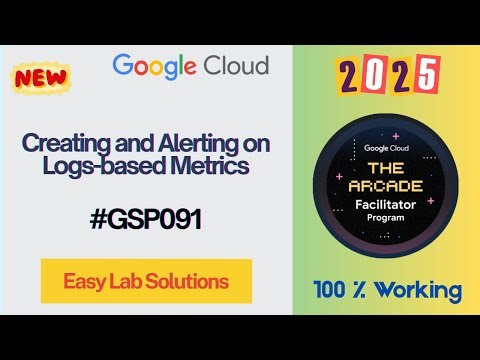 Creating and Alerting on Logs-based Metrics || GSP091 || #qwiklabs #arcade