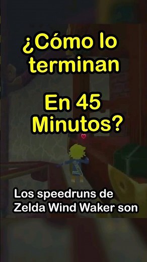 Como los speedrunners terminan Zelda Wind Waker en 45 minutos