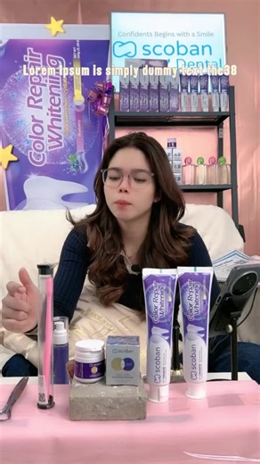 SCOBAN Pro Repair & Whitening Set – For Yellow Teeth & Daily Oral Care | Toothpaste Purple Powder | Instant Whitening & Stain Removal | Ready Stock COD