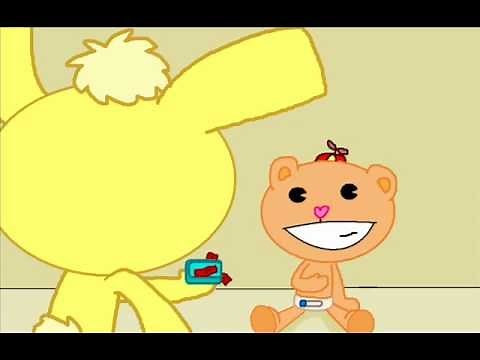 Cuddles Babysits Cub [Happy Tree Friends / Invader Zim]