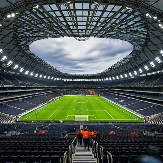 Modern Football Stadium From Start to Finish #Construction #Football