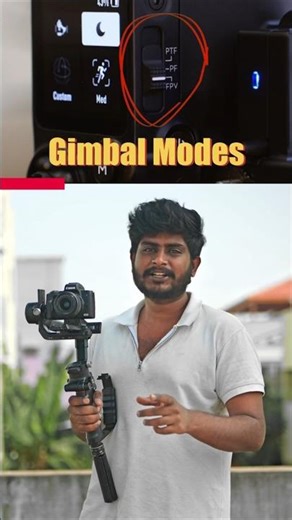 Gimbal Modes Explained in Tamil | PF, PTF & FPV Modes Tutorial 📽️ #dji #gimbal #tamilfilmmaking