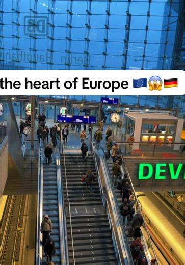 Lost in the rhythm of Berlin’s busiest hub 🚉💫 People, trains, stories — all crossing paths here.❤️🇩🇪 Follow for more interesting videos from Germany 😍🇩🇪 #Travel #Rush #FYP #GermanyLife #TravelGermany