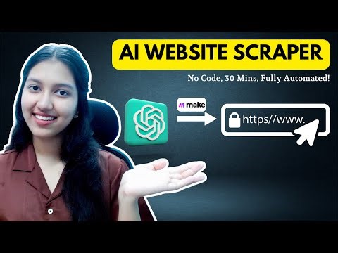 How to Scrape Websites Using OpenAI and make.com (No Code!)