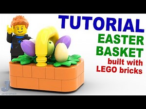 How To Make An Easter Basket Built With LEGO Bricks Tutorial