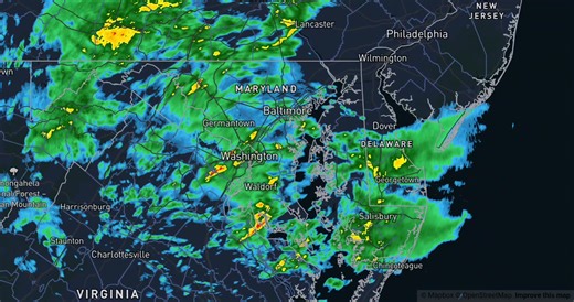 2:38AM LIVE RADAR UPDATE: Some rainstorms are intensifying and moving into the area as the night continues. | Southern Maryland Weather Center