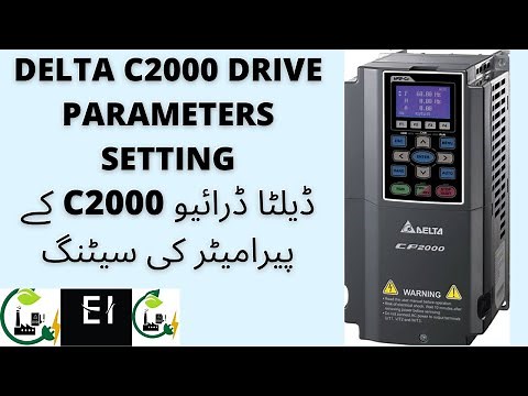 Delta C2000 Drive Parameters| vfd programing| SETTINGS |control wiring| PUMA | MULTISPEED