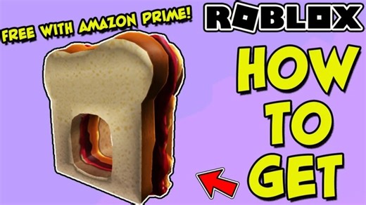 Roblox news: *free* peanut butter and jelly hat with amazon prime gaming