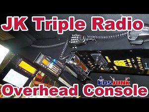 Jeep JK Custom Triple Radio Overhead Console Mod