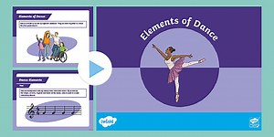 Elements of Dance PowerPoint