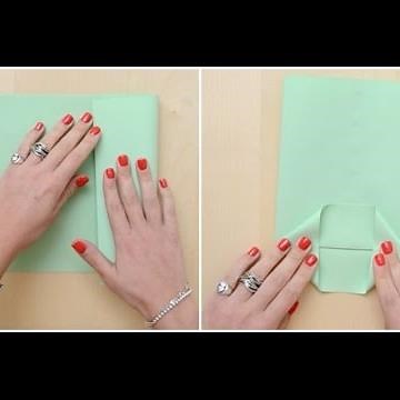 Come realizzare un pacchetto regalo con un foglio di carta