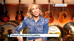 7.5K views · 63 reactions | Rock and roll star Sheryl Crow speaks exclusively to 5 News presenter Dan Walker about AI inspiring her latest album, performing at Johnny Cash’s funeral, and her stance on the state of US politics. | Channel 5 News | Facebook