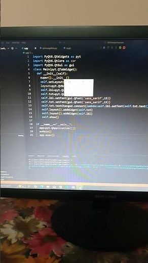 Python | PyQt6 'set label text using QLineEdit' | CodeLearning