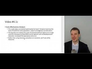 Video4-1 Cost of illness, Cost Benefit Analysis, Cost Effectiveness Analysis
