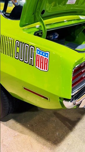 340 Six Barrel 1970 Plymouth Cuda AAR #musclecar