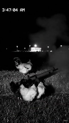 Camera Catches Chickens Attacking KFC #shorts #funny