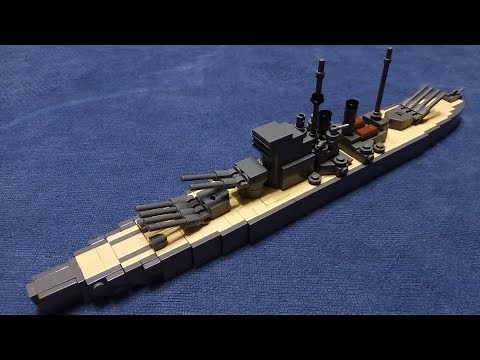 Lego Prince of Wales Moc WW2 Battleship Speedbuild (World War Two Navy Ship Build Tutorial Video)