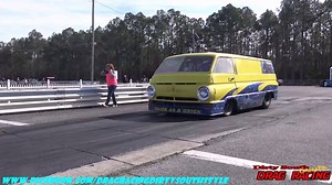 CHECK OUT THIS 1964 DODGE A100 VAN POWERED BY A 496V8 MOPAR MOTOR | Drag Racing Dirty South Style