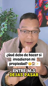 1.7K reactions · 192 shares | ¿Qué debo de hacer si invadieron mi propiedad? 樂 #propiedades #tips #legal #abogado #Dudas | Eduardo Lima | Facebook