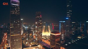 🌃🌉✨Experience the tranquil yet dynamic night views of #Beijing's #Chaoyang district from a bird's eye perspective. Dive into its rich fashion scenes and cosmopolitan charm.🌊 #AmazingChaoyang #FashionChaoyang | Amazing Chaoyang