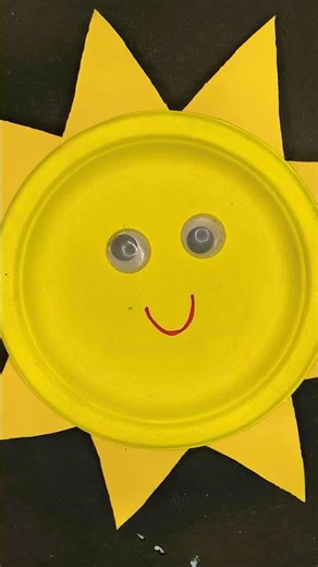 Cute Sun ☀️ craft, Amazing craft #sun #trending #art #artandcraft #youtube #craftideas #shorts