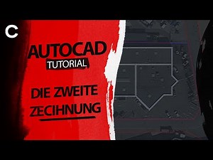 AutoCAD Beginner Tutorial 06 (German) - The second drawing
