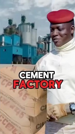 Ibrahim Traoré Builds a Giant Cement Factory #ibrahimtraoré