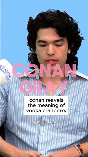 conan gray reveals meaning of vodka cranberry #music