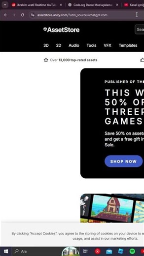 UNİTY STORE MODEL İÇİN