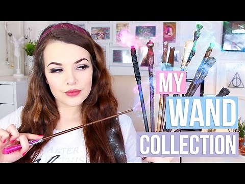 MY HARRY POTTER WAND COLLECTION | Cherry Wallis